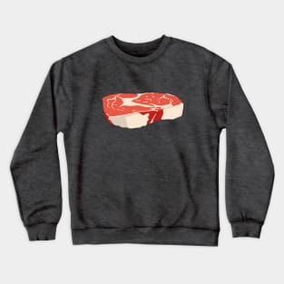 Steak Illustration Crewneck Sweatshirt